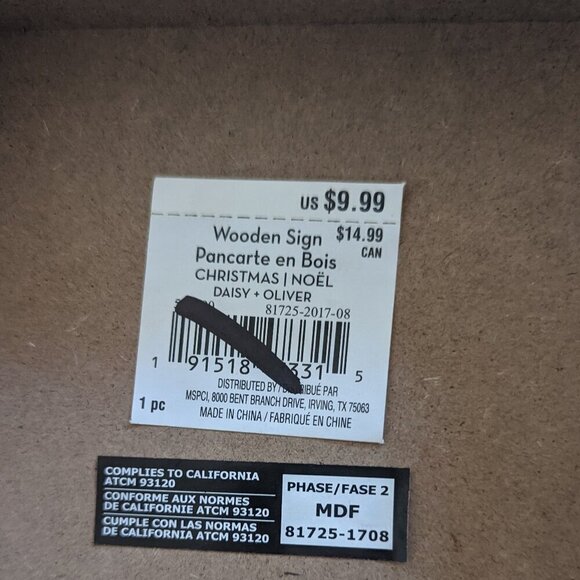 NWT 'My Dog Loves Me' Heart Wood Box Sign Home Decor Valentine's Day Michael's - Picture 5 of 5